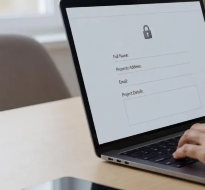 Biztonságos online ajánlatkérő űrlap